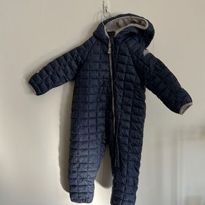 Hooded romper jumpsuit